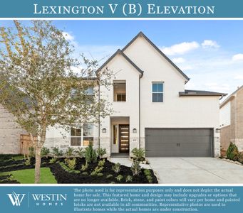 New construction Single-Family house 489 Sprigtail Dr, Katy, TX 77493 plan The Lexington V - image