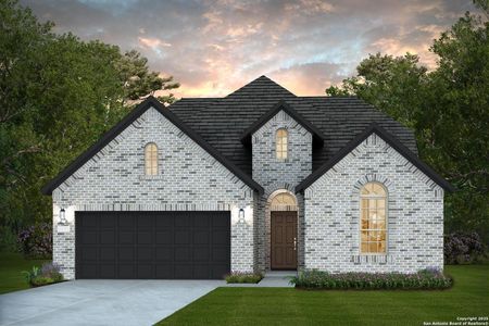 New construction Single-Family house 2179 Oak Run Pwky, New Braunfels, TX 78132 Mooreville- photo 0