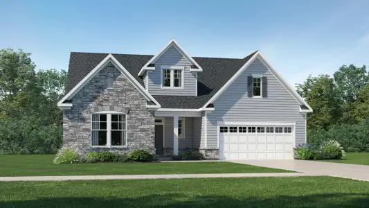 New construction Single-Family house 2014 Cozybrook Trl, Durham, NC 27703 plan Graham - image