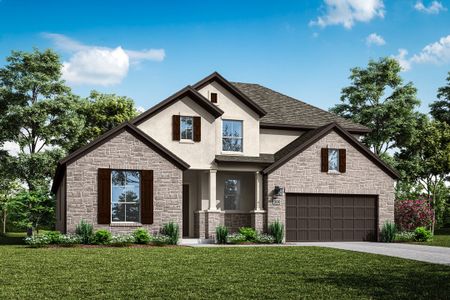 New construction Single-Family house 1816 Homestead Farms Drive, Round Rock, TX 78665 Duval- photo 0