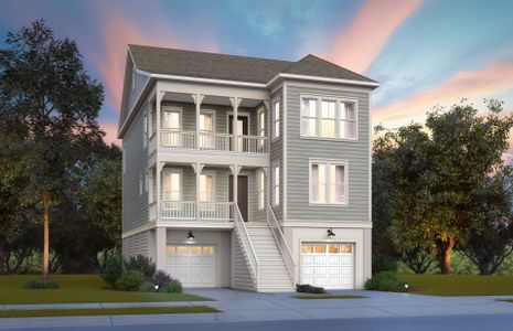 New construction Single-Family house 170 Loblolly Ln, Richmond Hill, GA 31324 plan Poplar - Drive Under - image