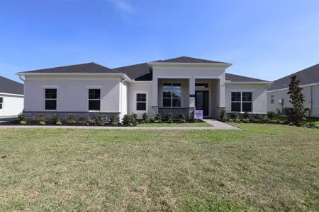 New construction Single-Family house 3811 Wolves Creek Pl, Apopka, FL 32712 plan Brookhaven Sl - image