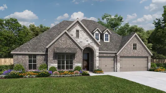 New construction Single-Family house 6518 Seville St, Manvel, TX 77578 plan 3300W - image