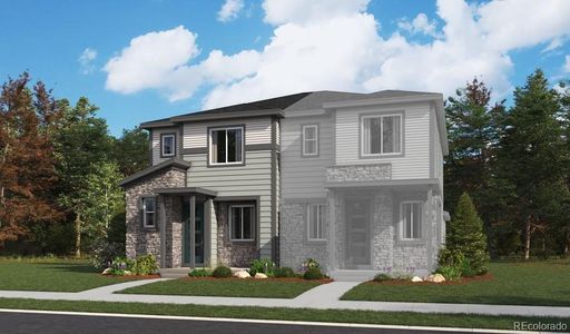 New construction Single-Family house 6628 N Nepal Ct, Aurora, CO 80019 Boston- photo 0