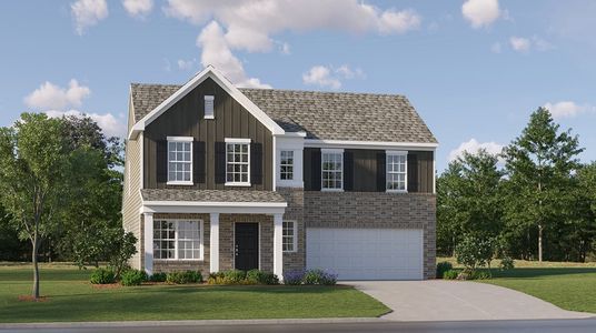 New construction Single-Family house 1829 Broom Maker Dr, Bessemer City, NC 28016 plan Browning - image