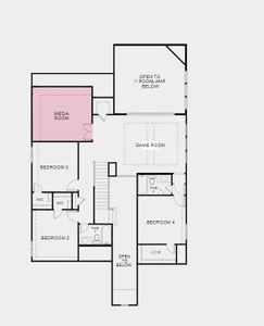 Structural options added include: Media room, standing shower in bath 4 and covered patio 1.