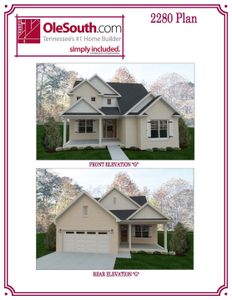 New construction Single-Family house Spring Hill, TN 37174 plan 2280 Bluebird Hollow - image