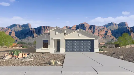 New construction Single-Family house 25426 W Bowker St, Buckeye, AZ 85326 plan Harris - image
