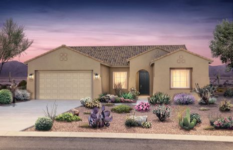 New construction Single-Family house 7735 W Goji Berry Ln, Marana, AZ 85658 plan Salerno - image
