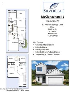New construction Single-Family house 97 Ancient Springs Ln, St. Augustine, FL 32092 plan The Mcclenaghan II - image