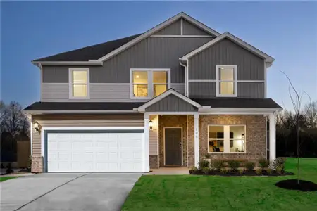 New construction Single-Family house 158 Sope Creek Cir, Pendergrass, GA 30567 Chatham- photo 0