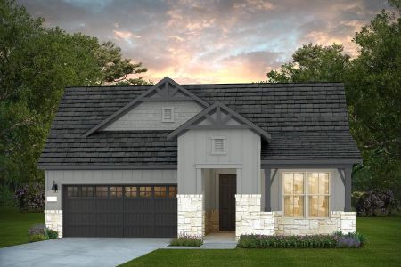 New construction Single-Family house 624 Dayflower Ln, New Braunfels, TX 78132 plan Prestige - image
