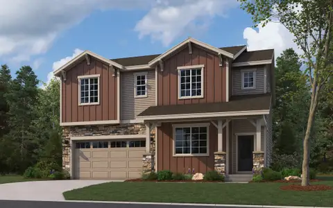 New construction Single-Family house 16676 Stelvio Pt, Parker, CO 80134 plan Willow - image
