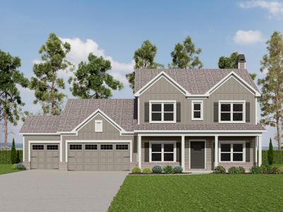 New construction Single-Family house 1171 Tupelo Ln, Loganville, GA 30052 plan (GA)Jackson A 3 Front Entry - image