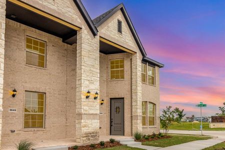 New construction Townhouse house 3649 Geoffrey Trail, Rowlett, TX 75088 - photo 0