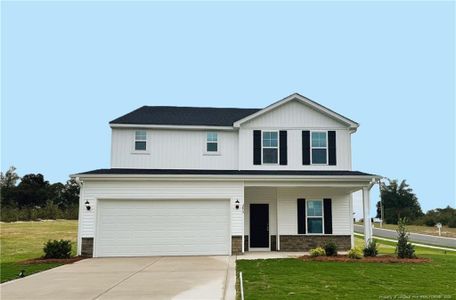 New construction Single-Family house 293 Ashley Heights Dr, Aberdeen, NC 28315 plan Washington - image