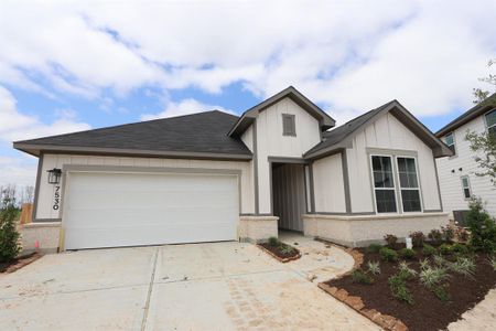New construction Single-Family house 7530 Bristlegrass Colony Ct, Cypress, TX 77433 Caprock- photo 0