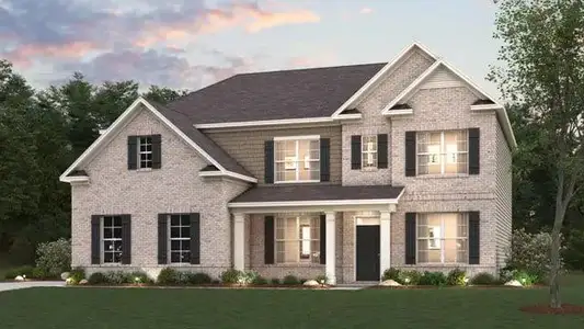 New construction Single-Family house 412 Amberleaf Cv, McDonough, GA 30252 plan Birch - image