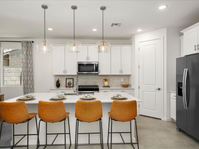 Kitchen in the Jubilee Floorplan at Silva Farms