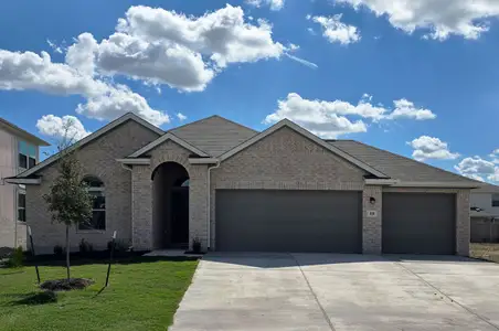 New construction Single-Family house 431 Dogvane Cir, Kyle, TX 78640 plan Hamlin - image
