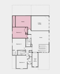 Structural options include: extended primary suite, walk in shower at primary, covered patio, 5th bedroom and 4th bathroom in lieu of tandem, media room, open stairs at first floor, and study in lieu of flex.