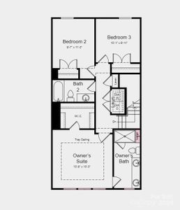 Floor Plan - Structural options added include:  Fireplace, storage room, ledge in primary bath, and gourmet kitchen.