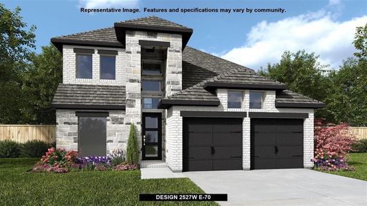 New construction Single-Family house 237 Menlo Bnd, Liberty Hill, TX 78642 Design 2527W- photo 0 0