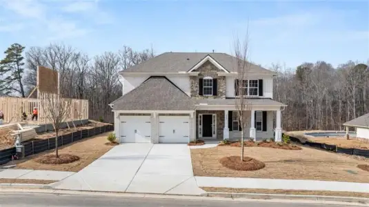 New construction Single-Family house 497 Rustic Meadow Ct, Powder Springs, GA 30127 - image