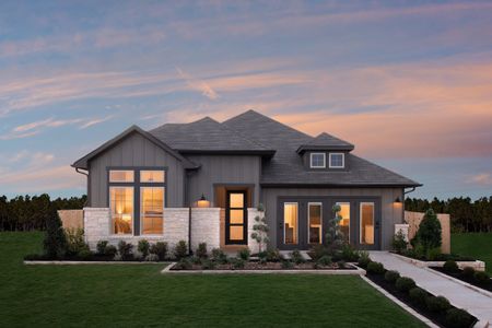 New construction Single-Family house 12812 Evening Falcon Vw, Buda, TX 78610 plan Cheyenne II - image