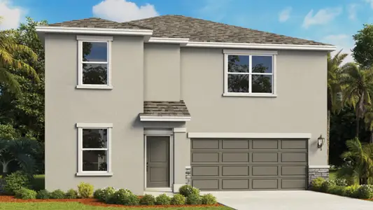 New construction Single-Family house 1607 Plateau Xing, Haines City, FL 33844 plan Riviera - image