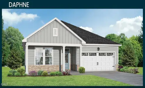New construction Single-Family house 601 Crescent Wood Trl, Zebulon, NC 27597 plan The Daphne D - image