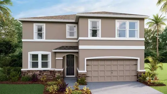 New construction Single-Family house 3501 Harvest Gardens Lp, Plant City, FL 33565 - image