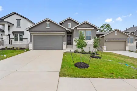 New construction Single-Family house 8602 Pine Muhly Dr, Lago Vista, TX 78645 Oliver- photo 0