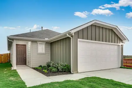 New construction Single-Family house 14130 Edna Maxine Walk, Del Valle, TX 78617 plan Eagle - image