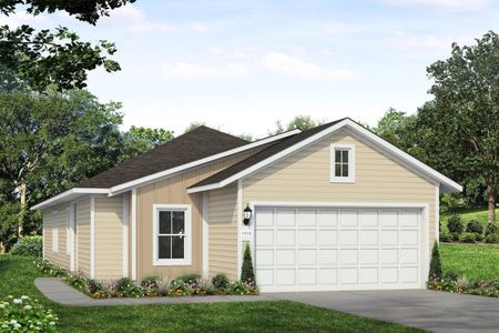 New construction Single-Family house 13408 Roughstock Wy, Mustang Ridge, TX 78610 plan Durango 1514 - image