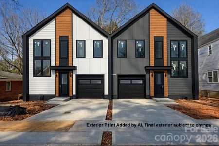 New construction Townhouse house 2418 Crestview Dr, Charlotte, NC 28216 - image