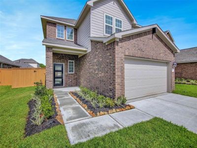 New construction Single-Family house 10501 Stone Peak Drive, Iowa Colony, TX 77583 The Addington- photo 0 0