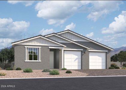 New construction Single-Family house 7709 W Tether Trail, Peoria, AZ 85383 Ruby Homeplan- photo 0