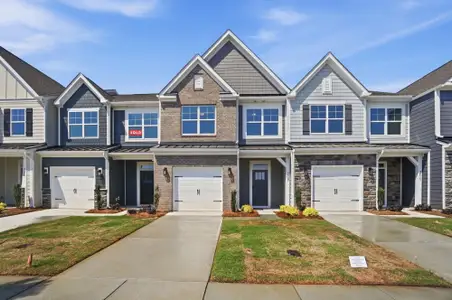 New construction Townhouse house 207 Viburnum Rd, Waxhaw, NC 28173 plan Ashland - image