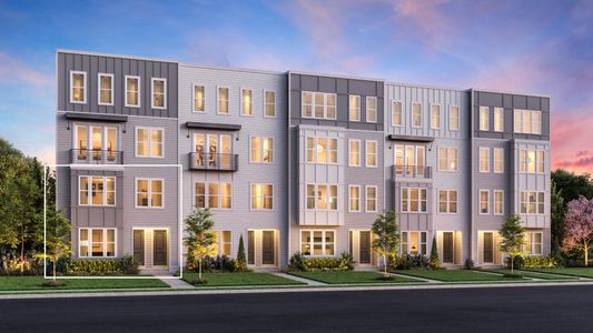 New construction Condo house 136 Zola Aly, Nashville, TN 37209 plan Cline Westbrook - image