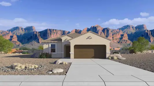 New construction Single-Family house 1356 W Shannons Wy, Coolidge, AZ 85128 plan Baxter - image