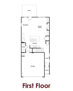 New construction Townhouse house 4163 Millstone Park Ln, Gainesville, GA 30504 plan Medlock - image 5