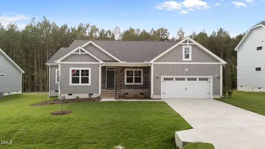 New construction Single-Family house 260 Pretty Run Branch Ln, Wendell, NC 27591 plan Carver - image