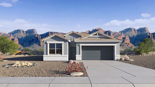 New construction Single-Family house 35386 N Breezy Ln, San Tan Valley, AZ 85140 Easton- photo 0