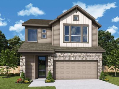 New construction Condo house 1018 Lucinda Williams Dr, Austin, TX 78744 plan The Keagan - image