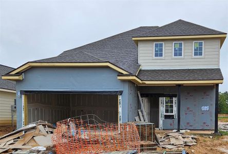 New construction Single-Family house 16828 Bristle Cone Way, Grangerland, TX 77302 The Andria- photo 0