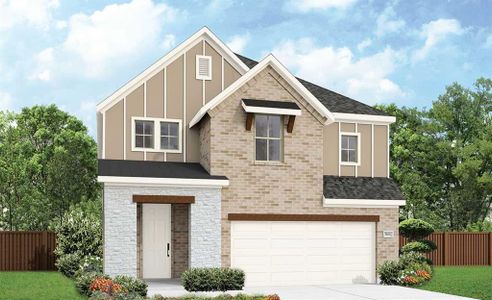 New construction Single-Family house 12218 Bell County Ct, Cypress, TX 77433 Journey Series - Wayfinder- photo 0