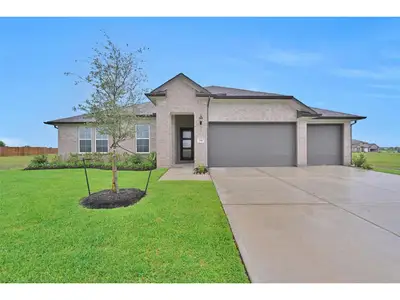 New construction Single-Family house Santa Fe, TX 77510 plan The Edward A with 3-Car Garage - image