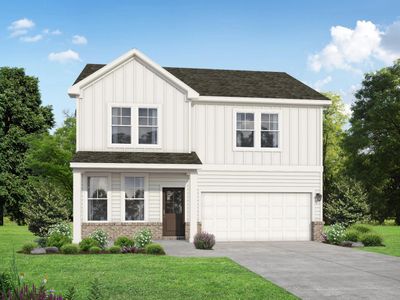 New construction Single-Family house 8083 Burton Dr, White House, TN 37188 plan The Logan C - image