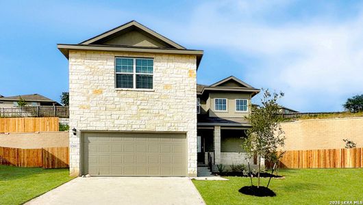 New construction Single-Family house 12103 Jasper Strm, San Antonio, TX 78245 plan The Bowen - image